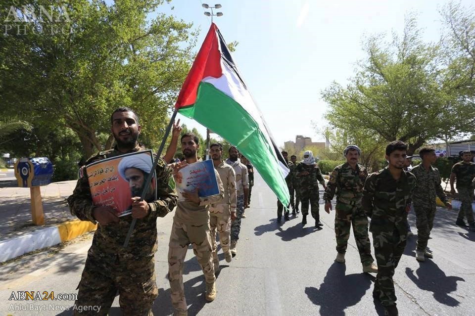 تقرير مصور/ مسيرات في يوم القدس العالمي بمدينة النجف الأشرف